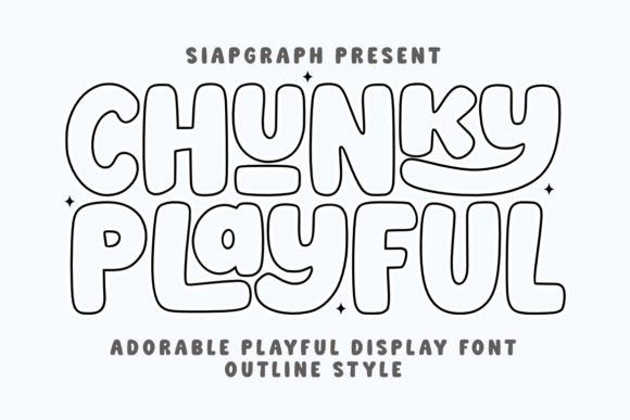 Discover Chunky Playful Outline for Creative Typography