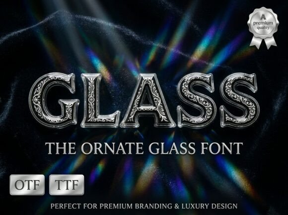 Discovering the Glass Display Font