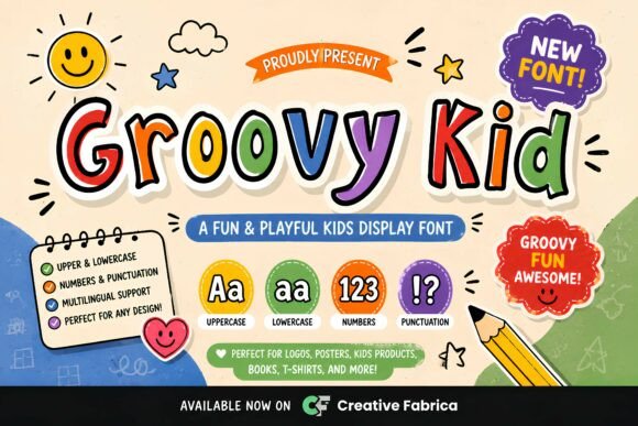 Discovering the Groovy Kid Typeface for Vibrant Designs
