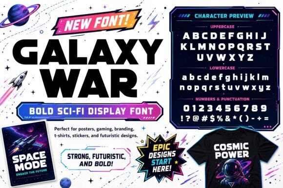 Galaxy War: A Typeface for the Future of Design