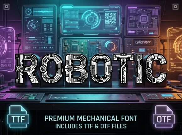 Robotic: The Bold Display Typeface for High-Impact Design