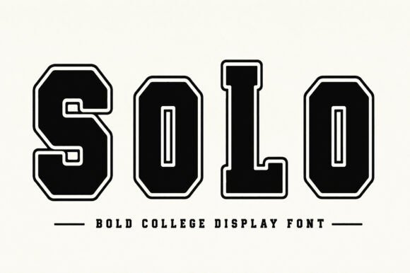 Solo: The Varsity Display Font for Dynamic Branding