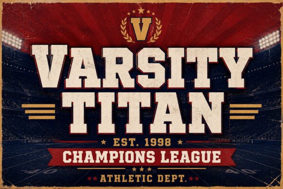 Varsity Titan: Igniting Energetic Competition in Your Designs